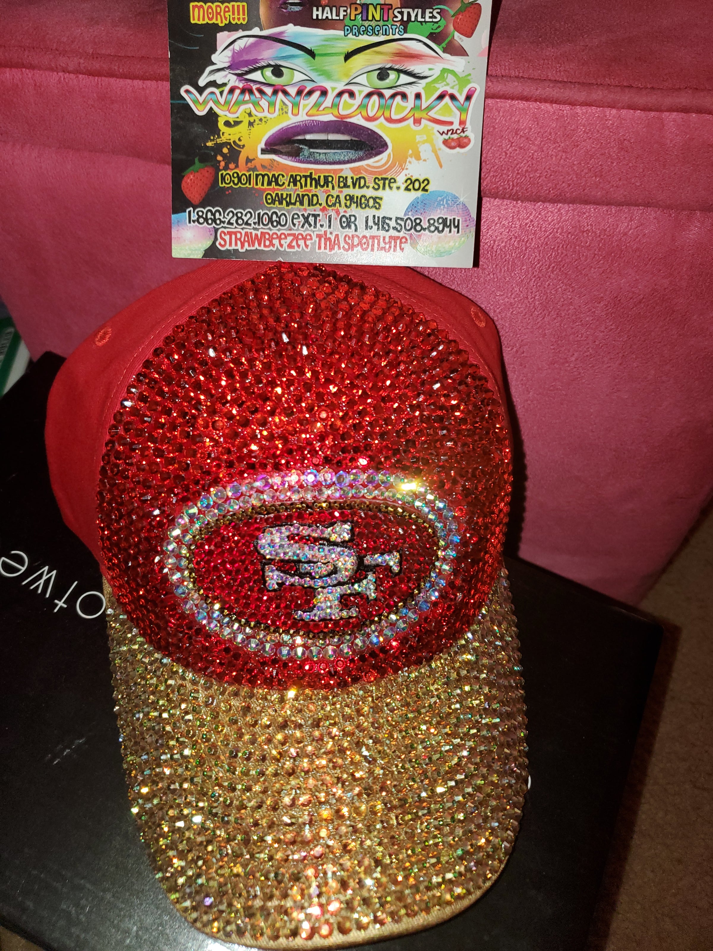 Bling Hats-Bling Gifts-Swarovski Hats Bridal Bling Hats-bling Hats-bling Gifts-bridal/wedding  main image 2