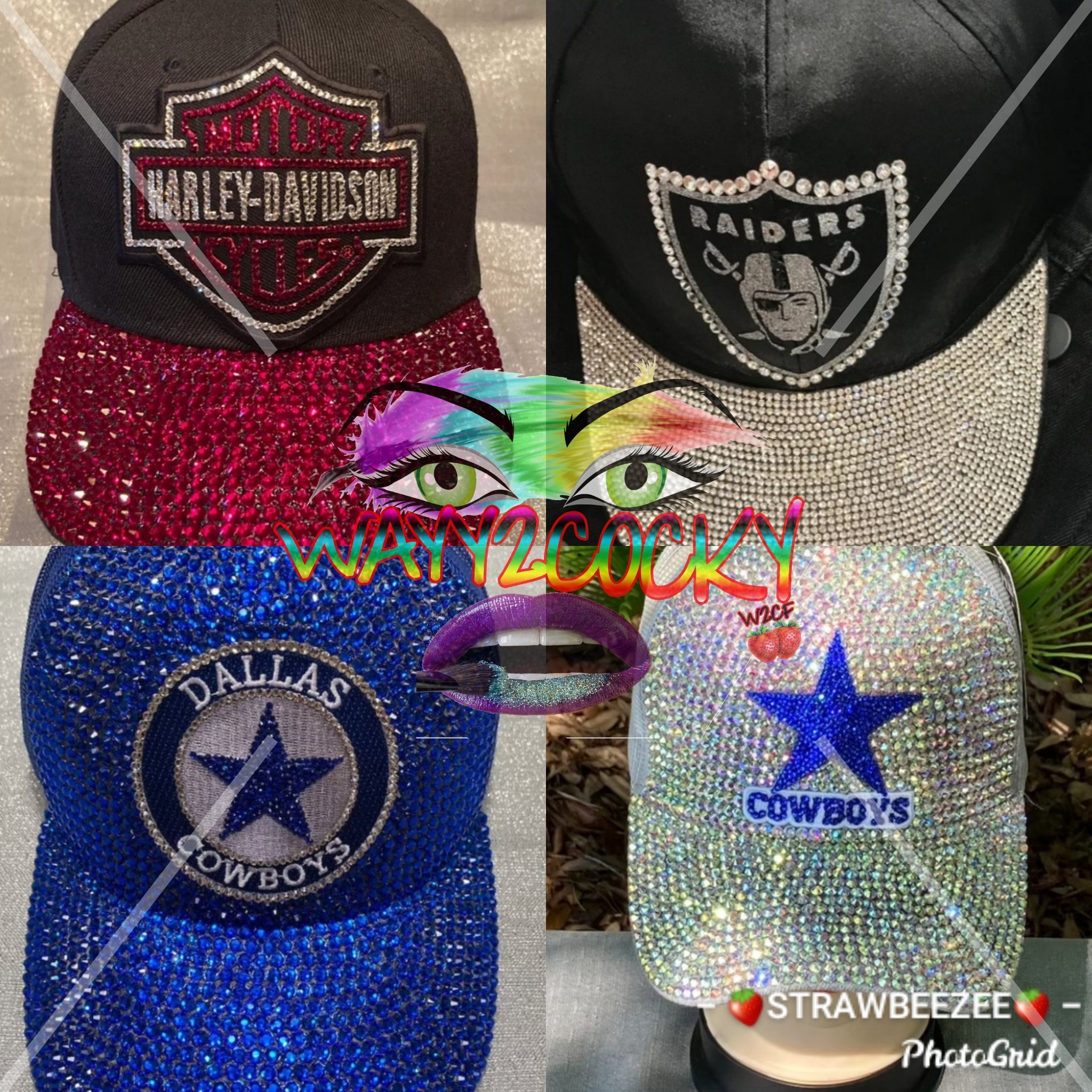 Christmas Bling Hats-Bling Hats-Swarovski Hats SWAROVSKI CHRISTMAS ORNAMENT – SANTA main image 2