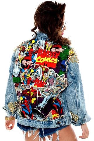 Marvel discount jean jacket